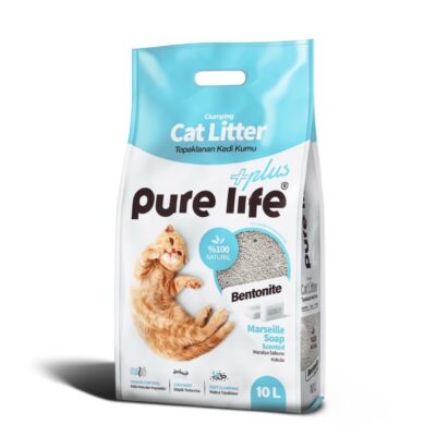 Pure Life Marseille Soap Scented Bentonite Cat Litter 10L